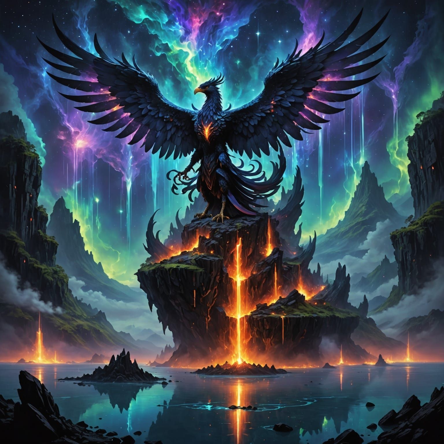 Cosmic Ritual on Phoenix-Isle at Reality's Edge