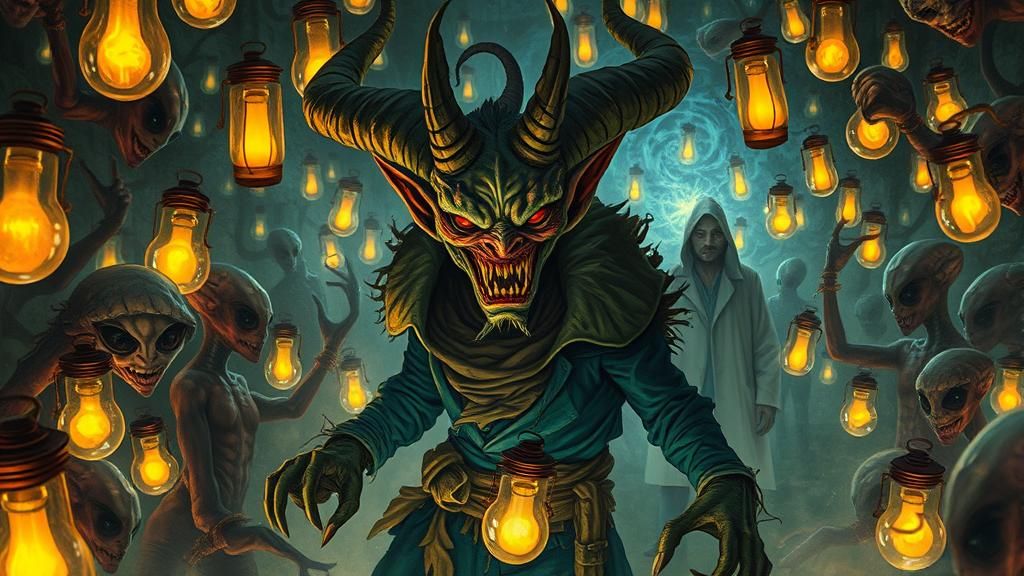 Demon in a Mystical Realm