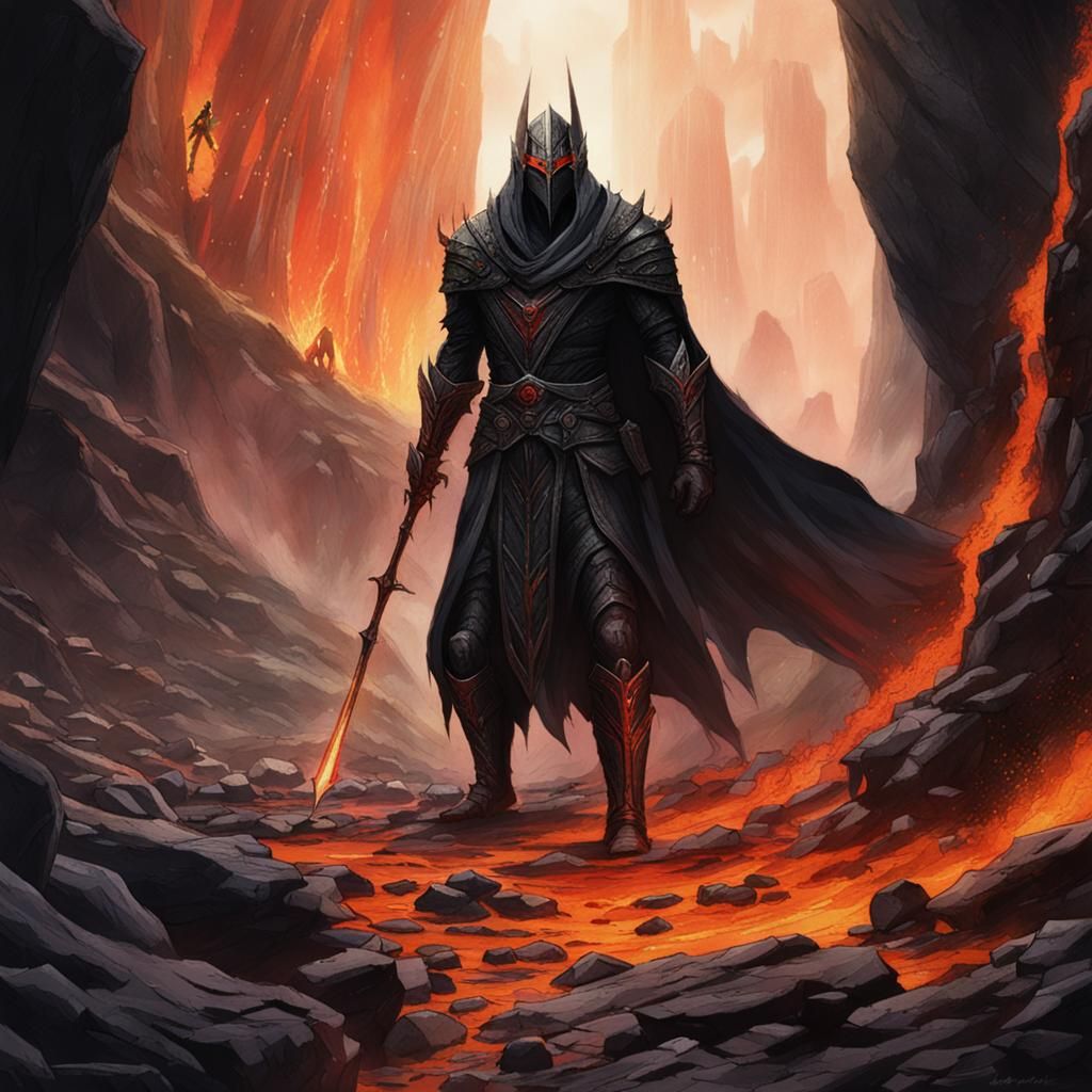 Sauron as Assassin in Lava Canyon