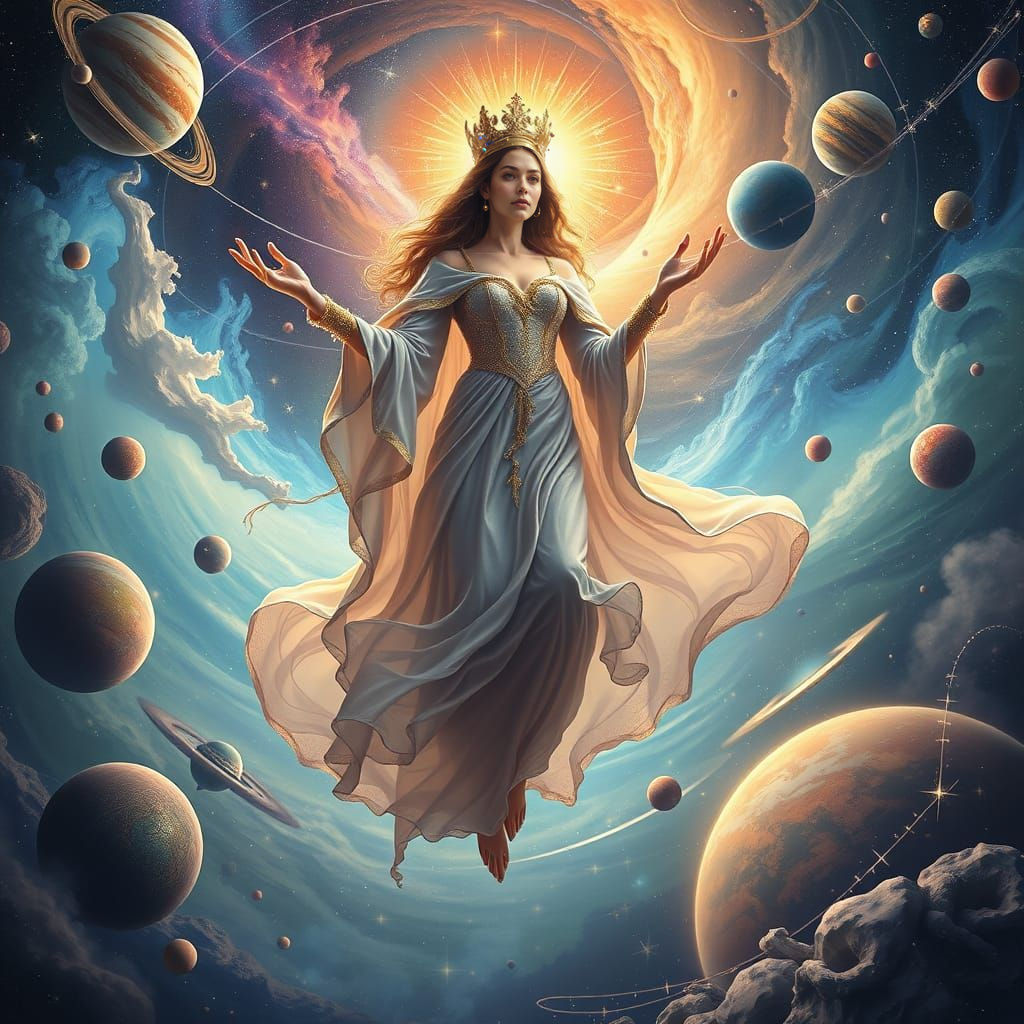 Galactic Janet Levitates Celestial Bodies