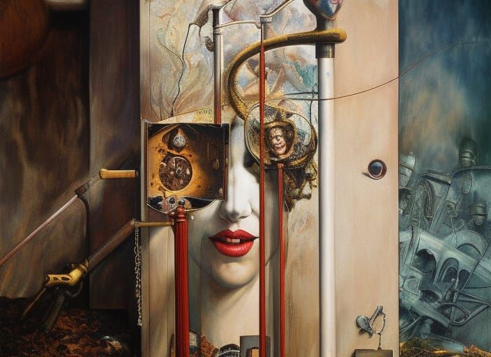 Surreal Image of Brokenness in Ethereal Style