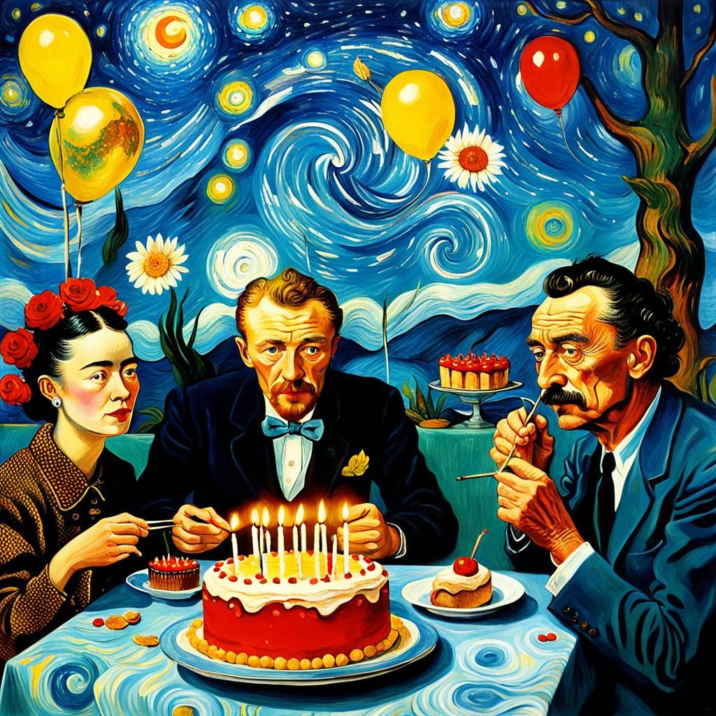 Celebrando con amigos