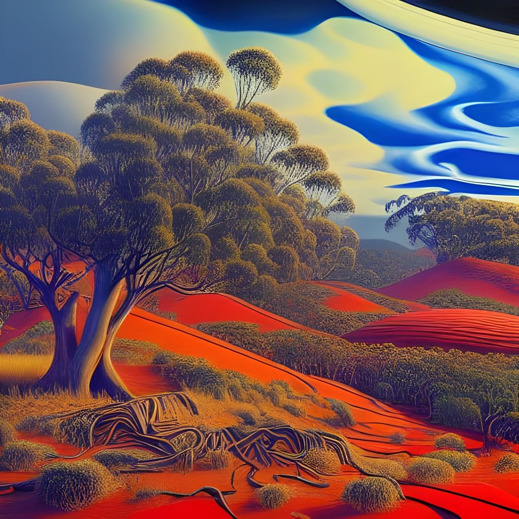 Surreal Australian Landscape Art