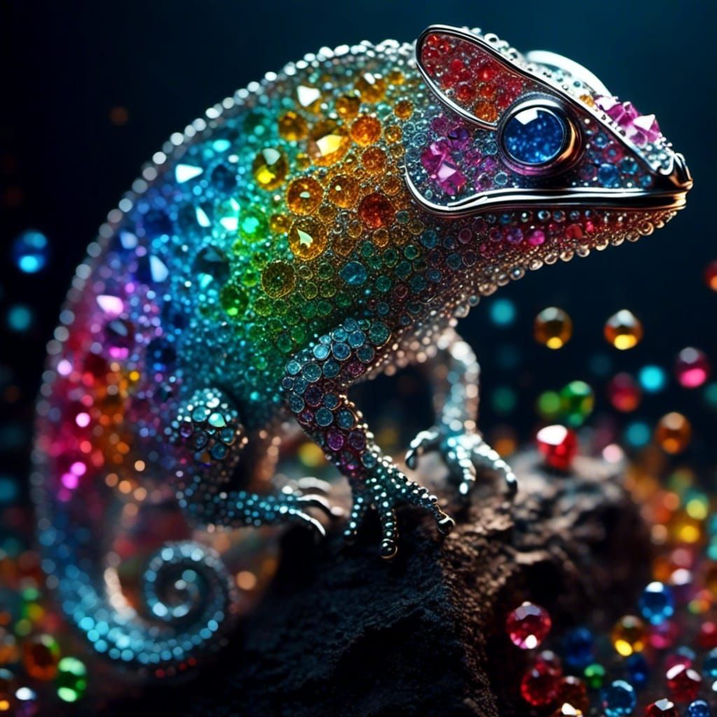 Colorful chameleon