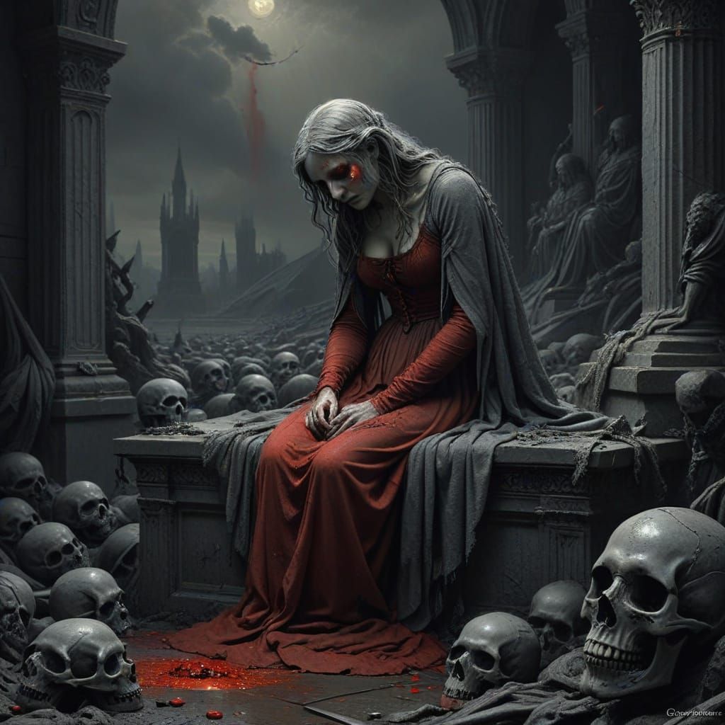 Soul Shattered in Crimson Darkness