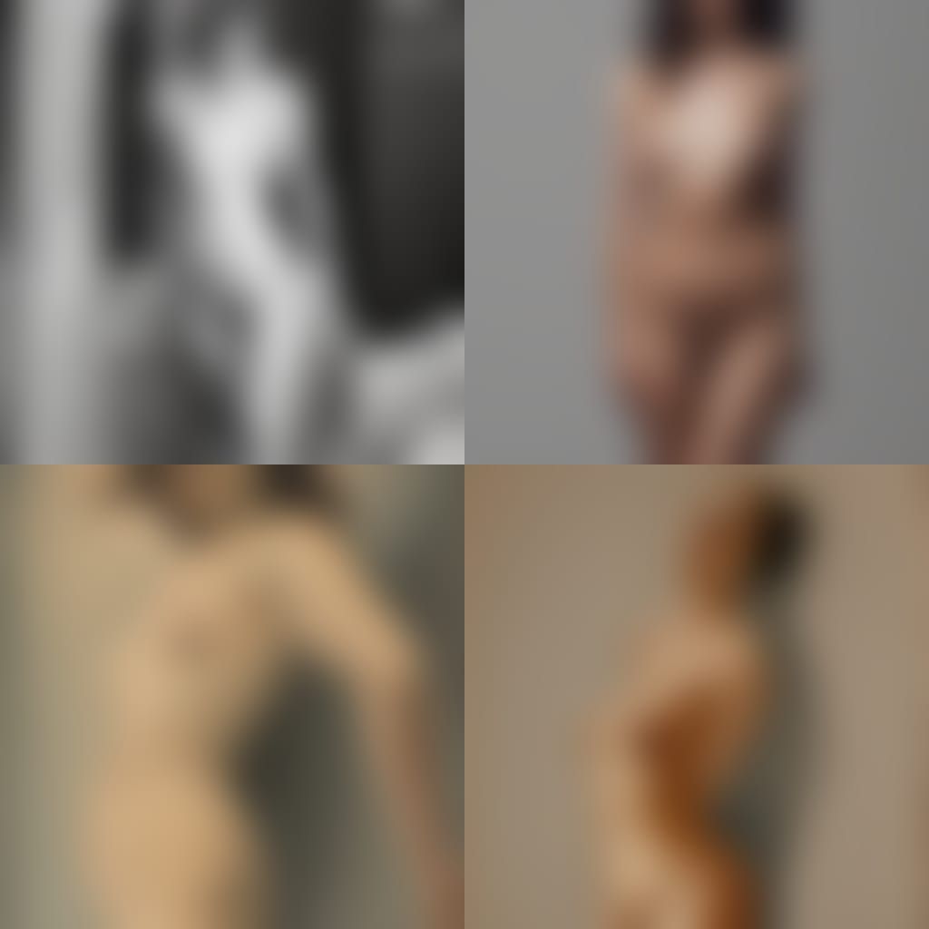 Nude Woman: AI Generated Image
