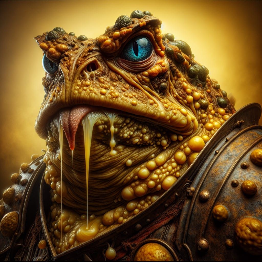 Toad Maiden in Dark Fantasy Armor