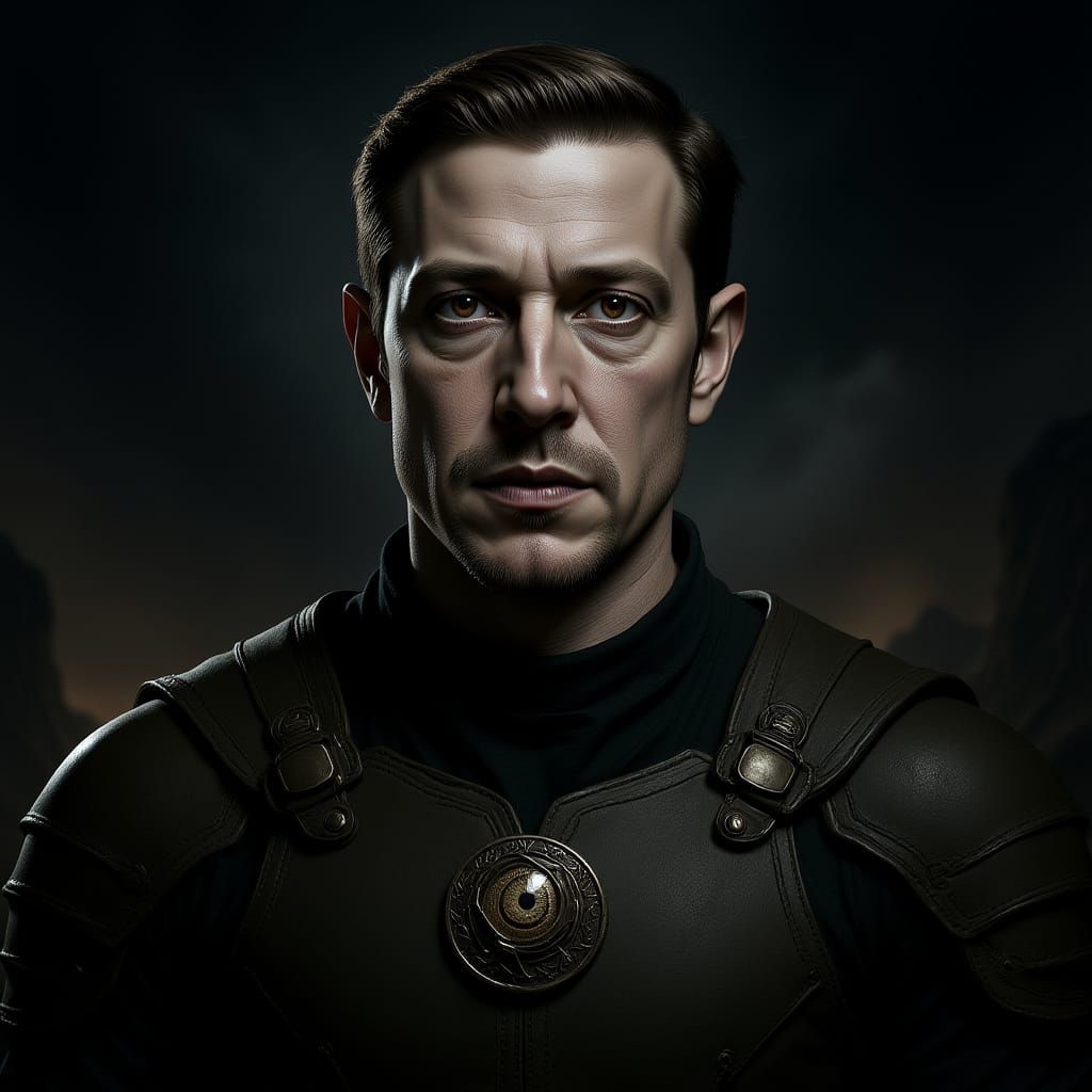 Zuckerberg as Cyborg Eye: Digital Matte Painting