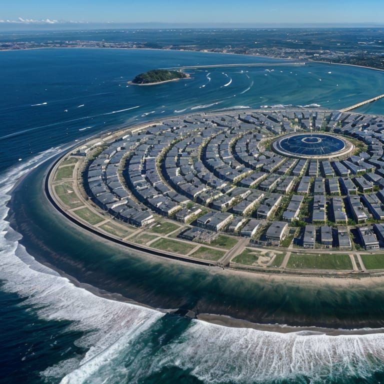 Manmade Island Paradise