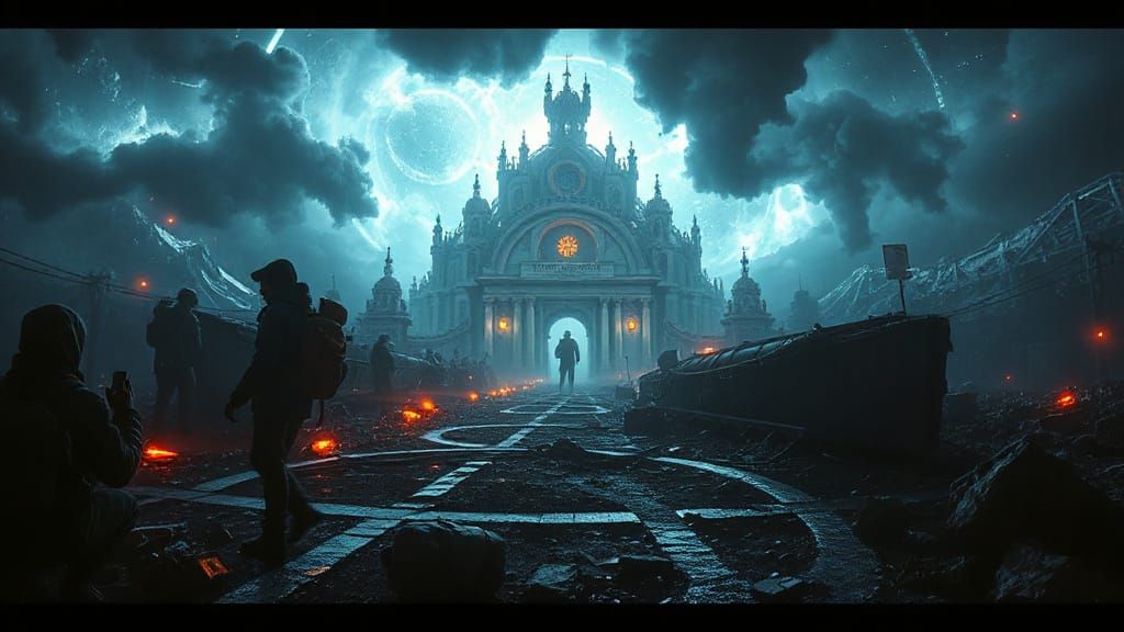 Cyberpunk Apocalypse Concept Art