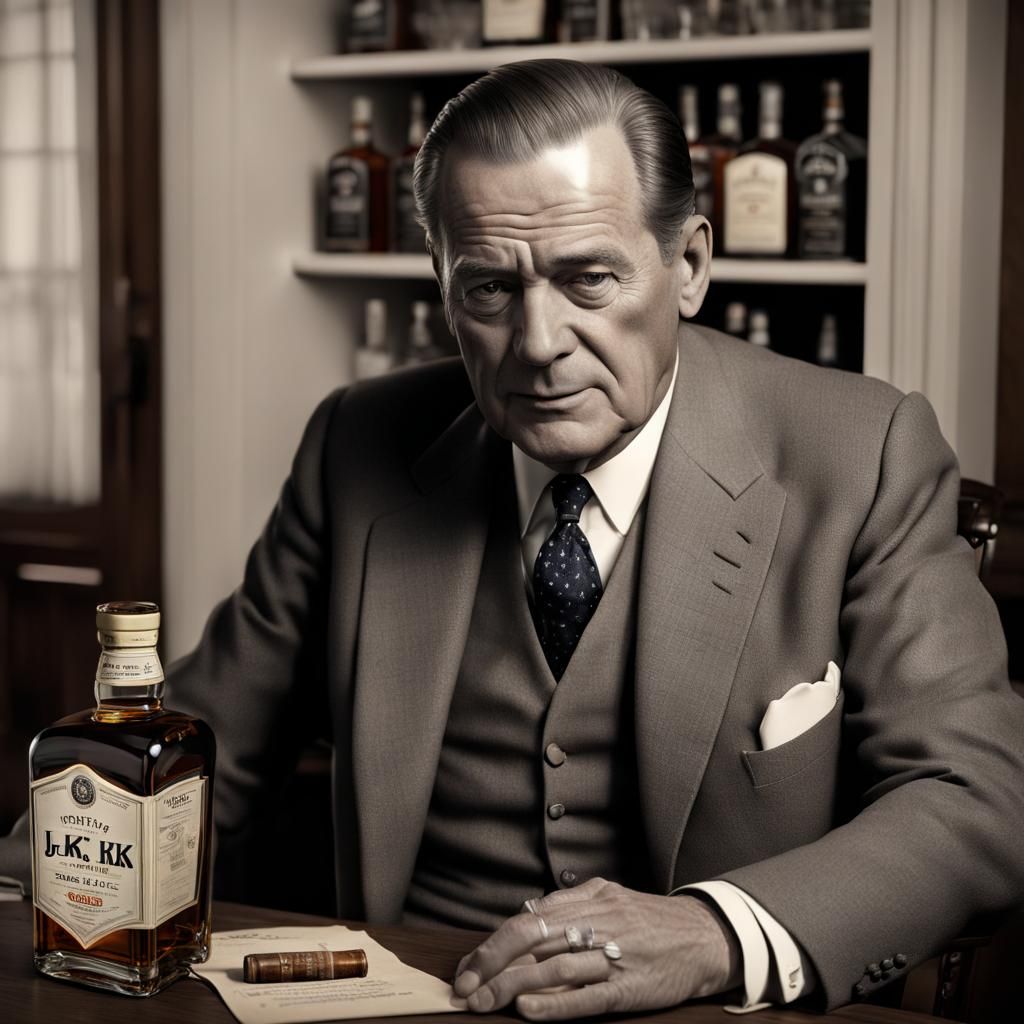 JFK Drinking Whisky in Unreal Engine