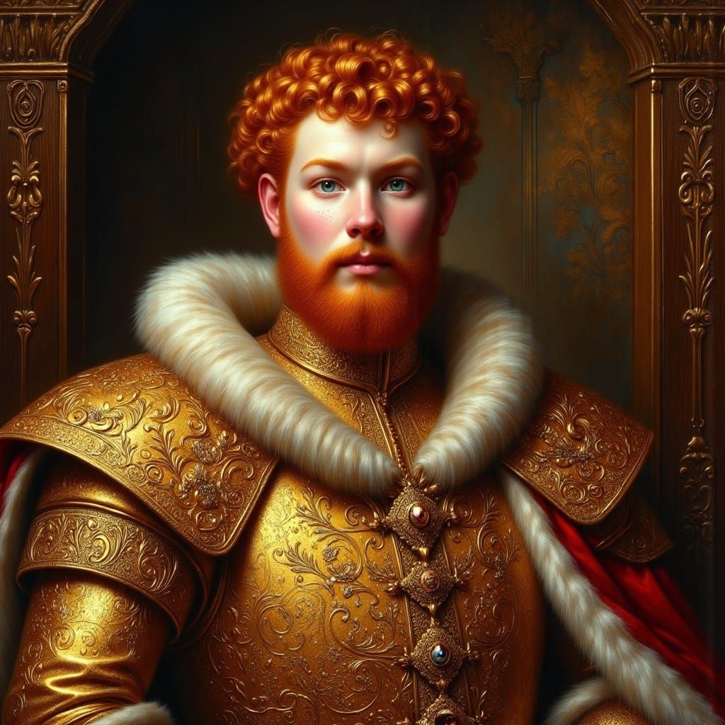 King Henry VIII in Golden Attire, 1510