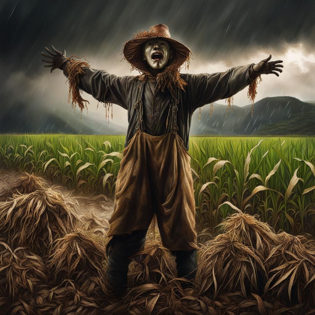 Detailed Scarecrow Searching in Heavy Rain