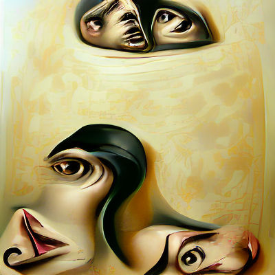 Surreal Portrait: Multiple Personalities