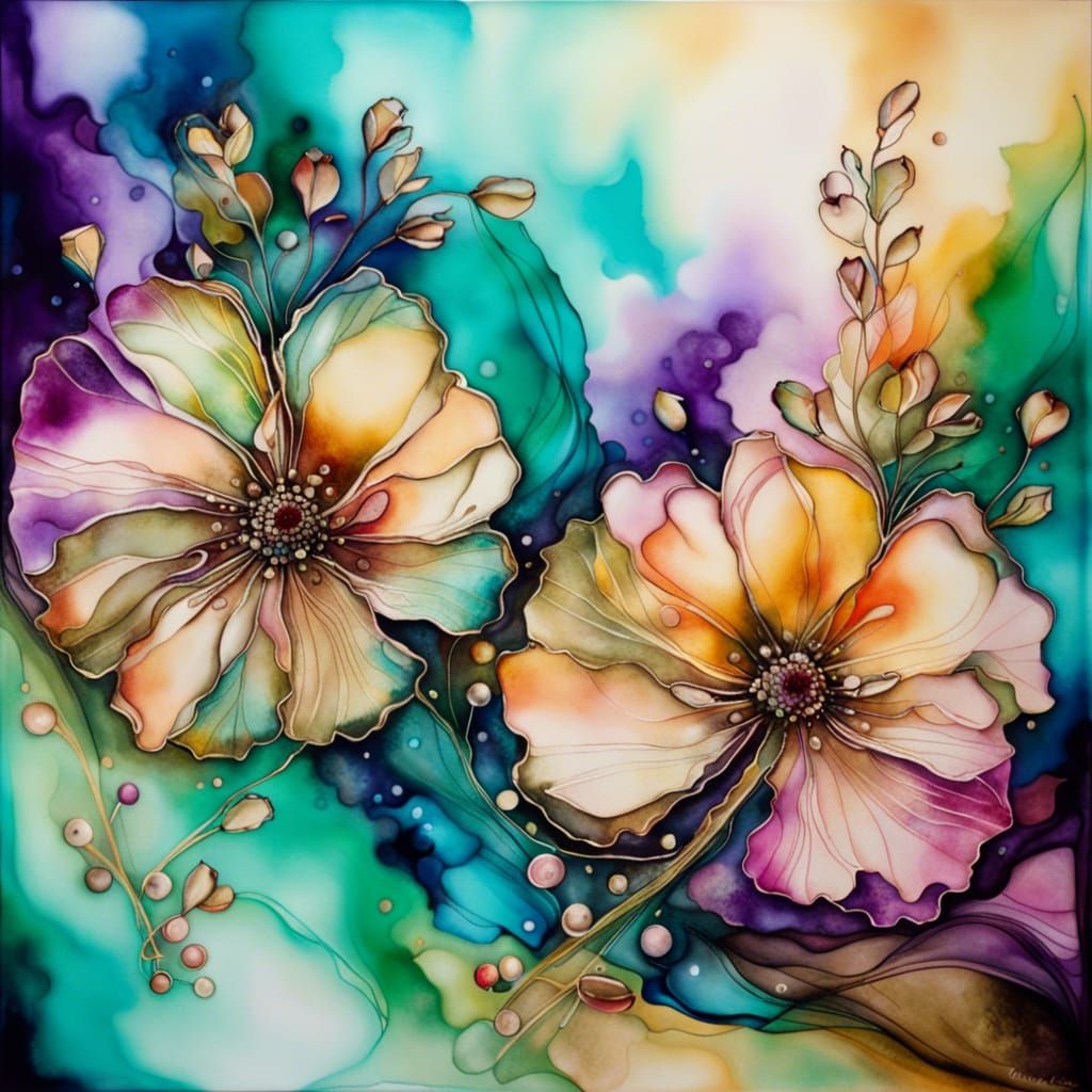 Art Deco Image of Kindness Spreading Like Fragrance