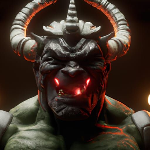 Juggernaut Oni Akuma Concept Art