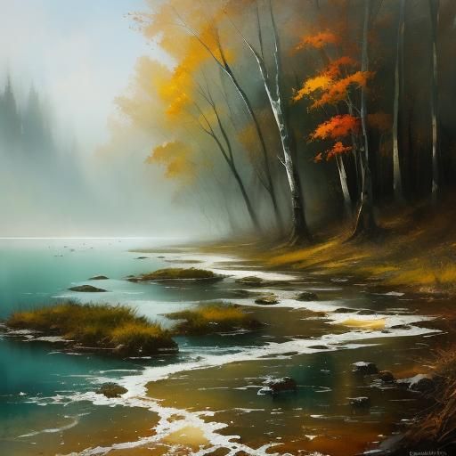 Watercolor Serene Landscape Masterwork Collection