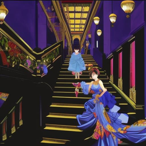 Grand Staircase to Heaven: Maximalist Digital Art