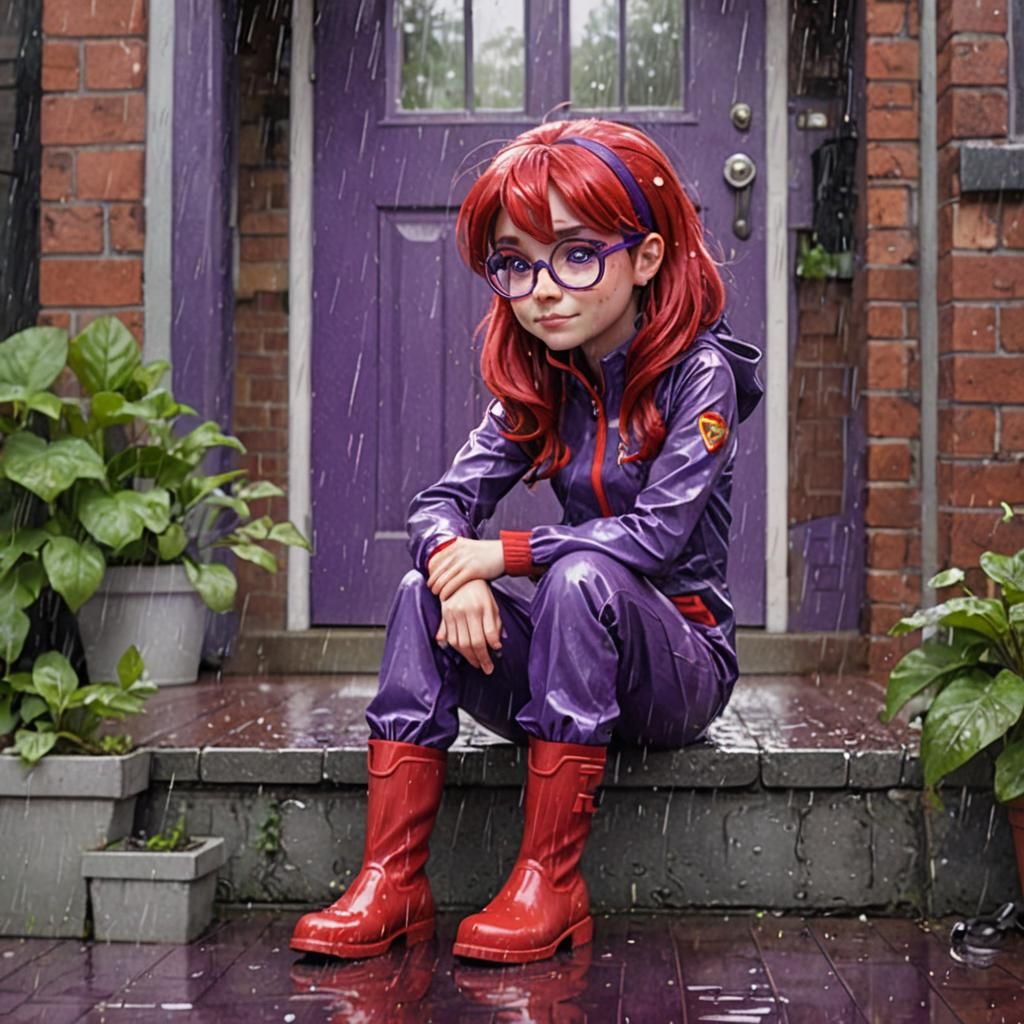 Human Moondancer in the Rain