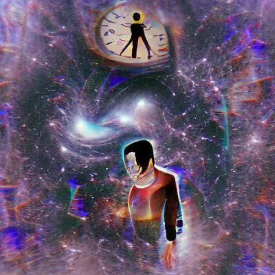 A person out of time and space