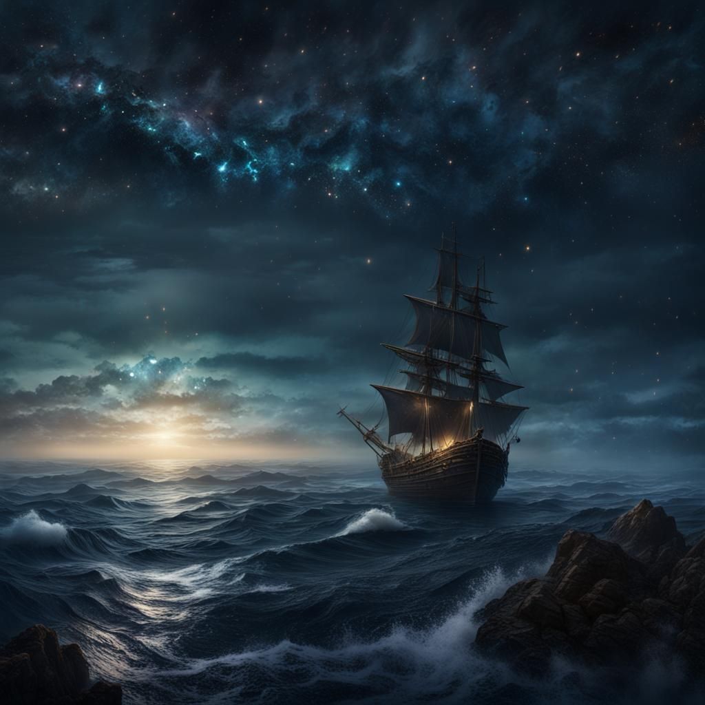 Ocean of Stars: A Fantastical Deep Color Concept