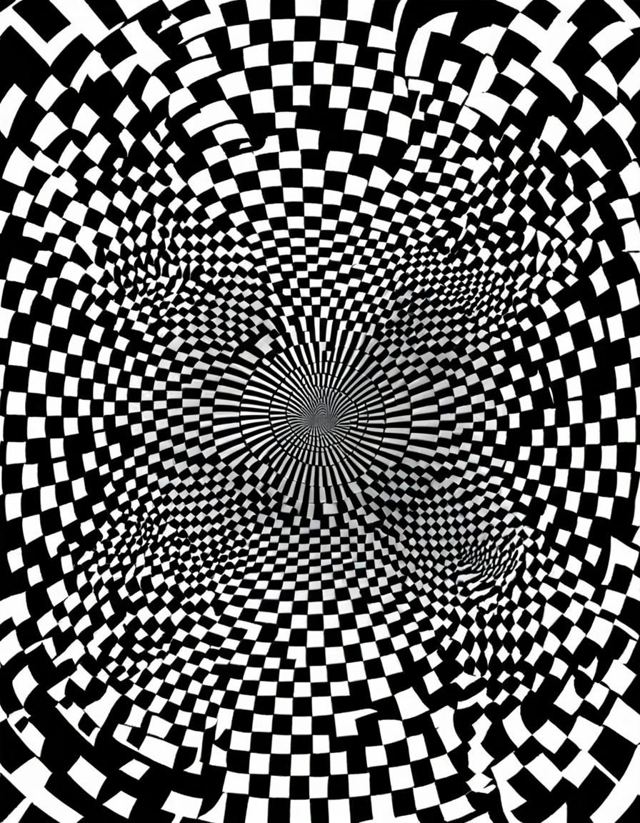 AI Generated Optical Illusion Image