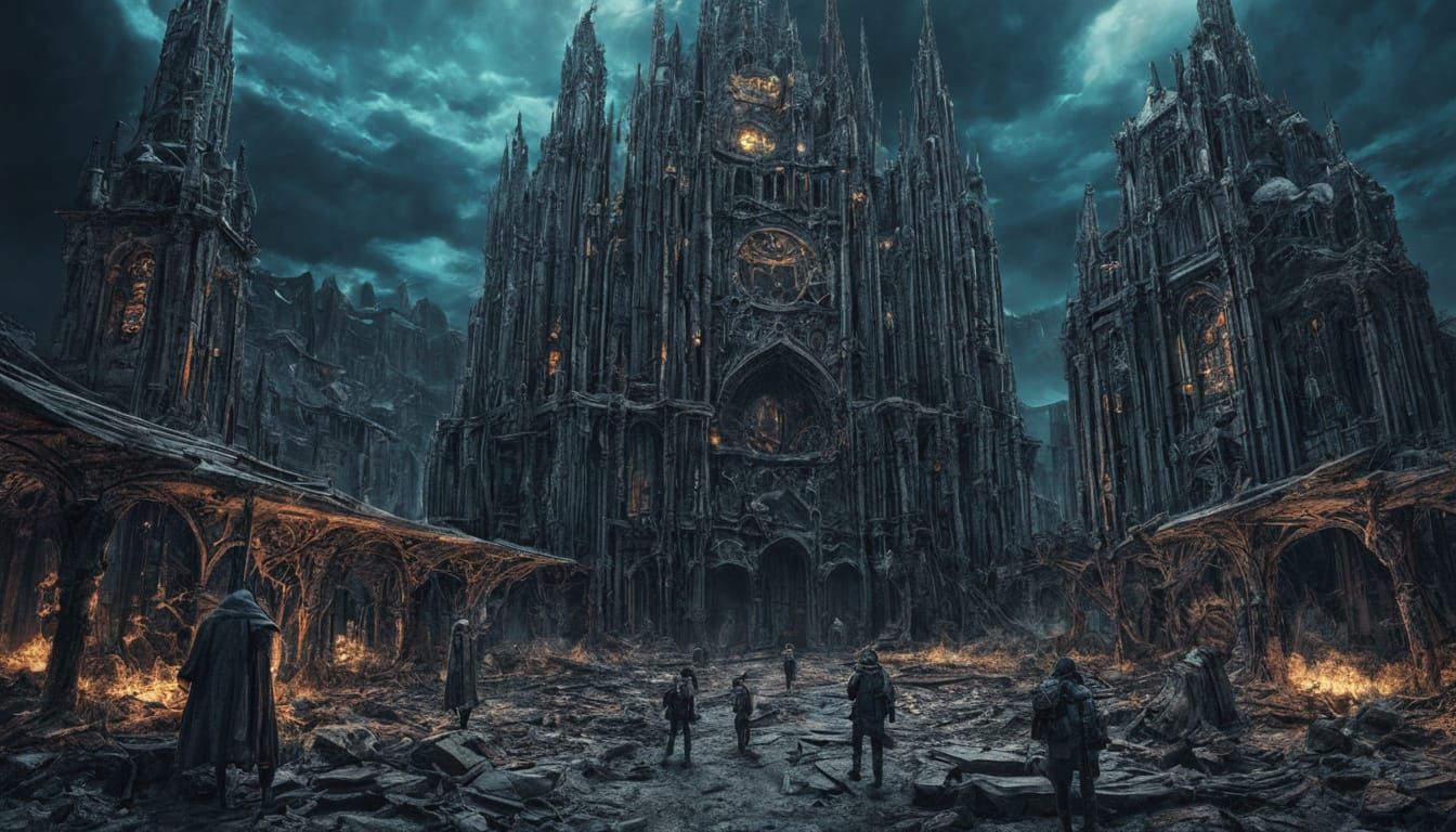 Gothic Cathedral in Modular Synthesizer: Astral Cosmic Illus...