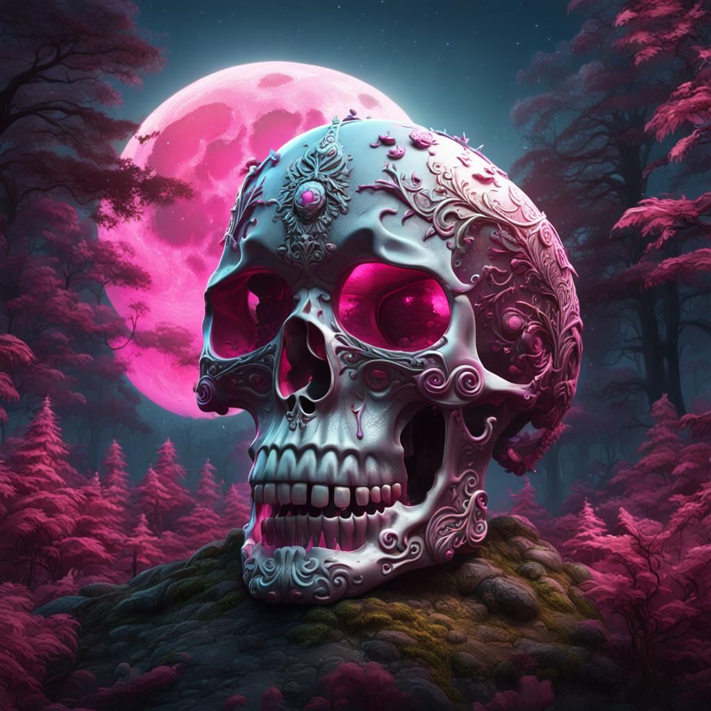 Skull Candy Dreamscape: Detailed Matte Painting
