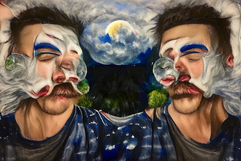 AI Generated Image from Empty Prompt