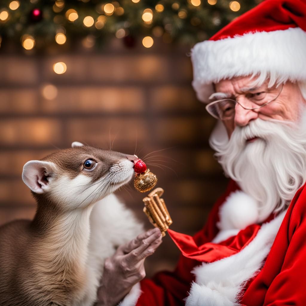 Santa and the Christmas Weasel