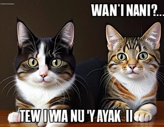 Funny Cat Meme: I Wantz Tuna