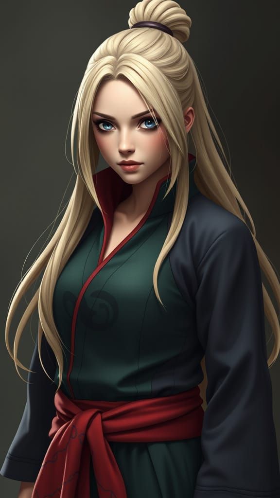 Tsunade Fifth Hokage: Photorealistic Portrait