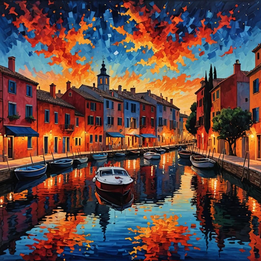 Flamboyant Canal, Provence