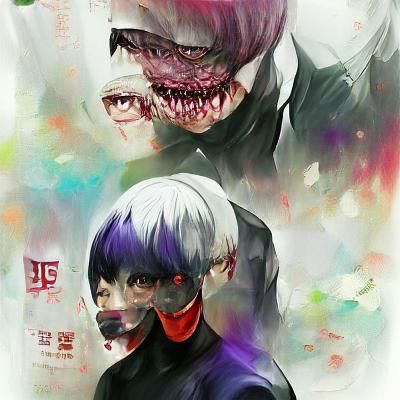 Tokyo Ghoul Anime Style Scene