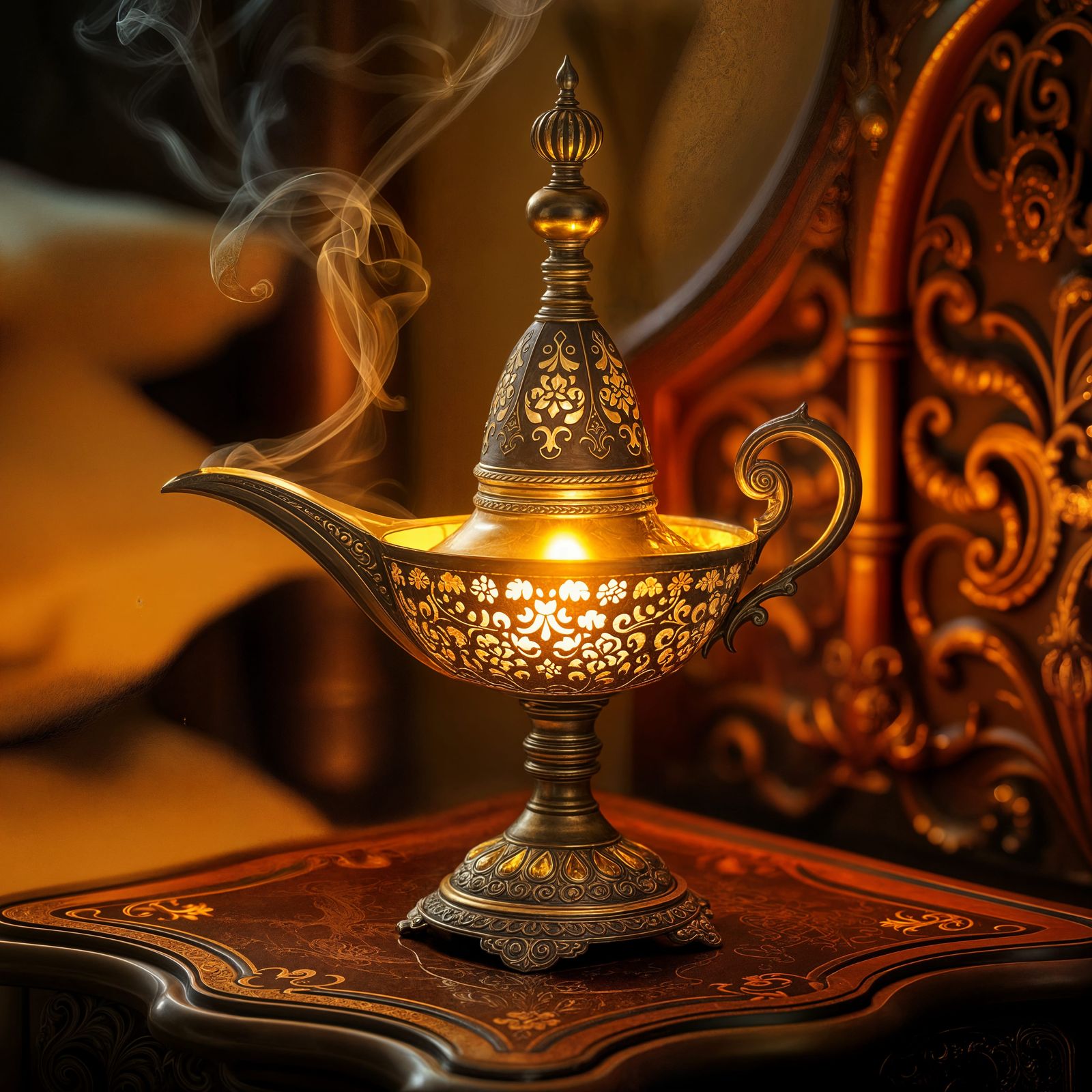 Bedside Genie Lamp