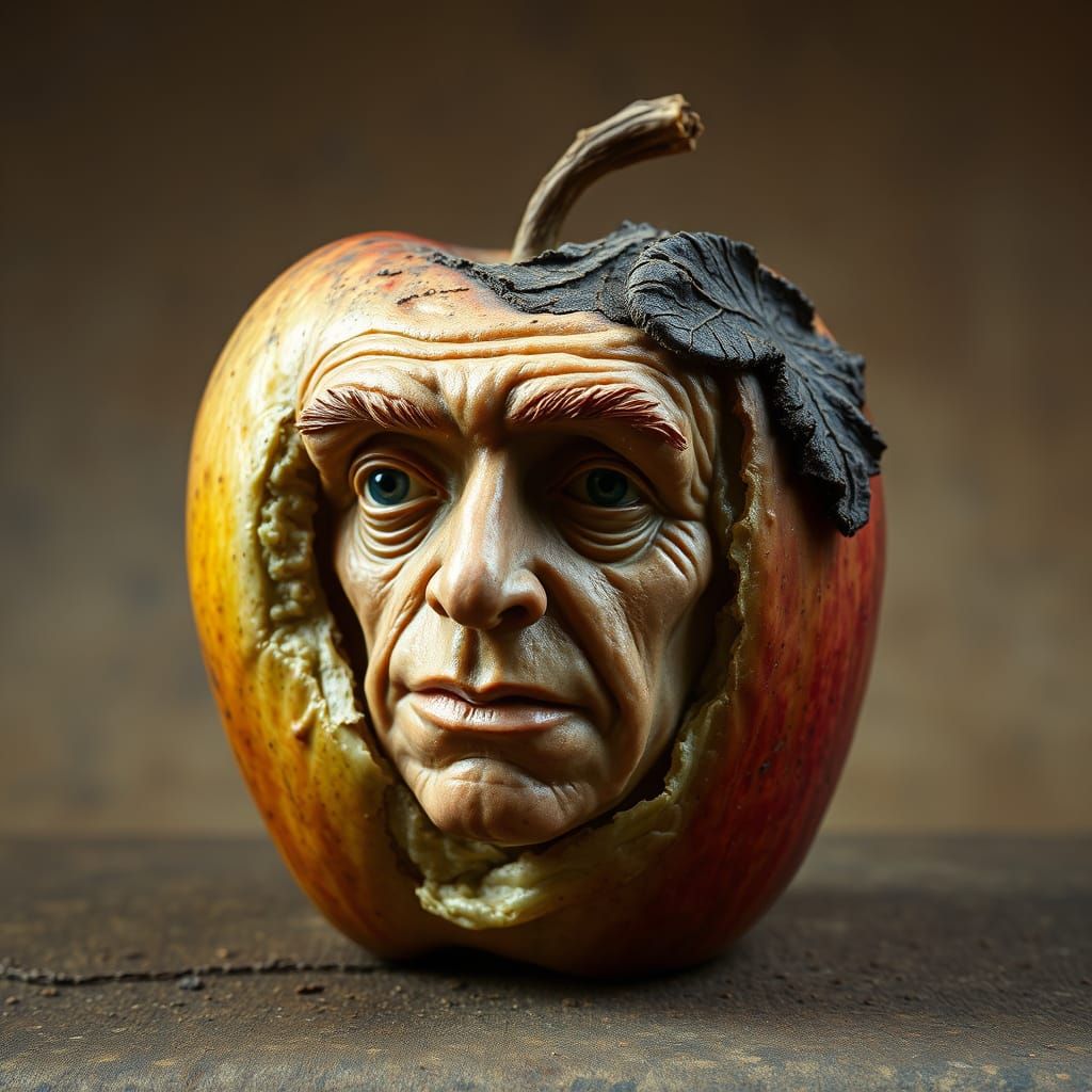 Classical Portrait of a Worn Politician