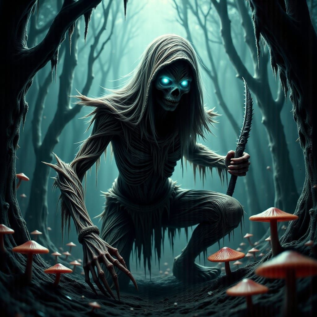 Tribal Murloc Assassin in Dark Jungle