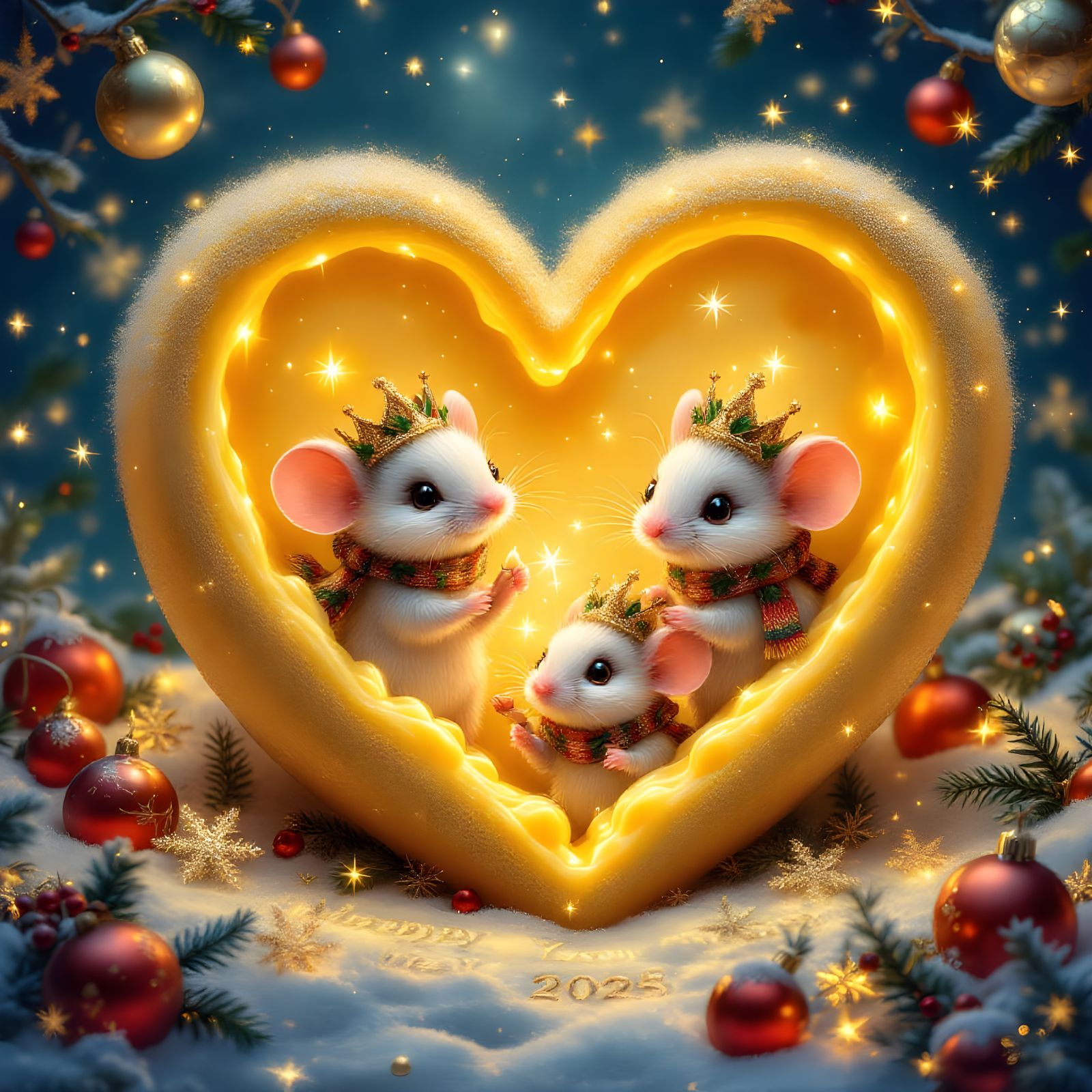 ♥️ Mice Happy New Year 2025!