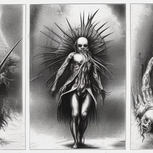 Alien Dissection: A Villainpunk Horror Scene