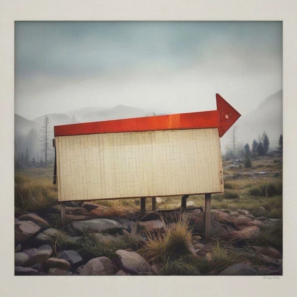 Impressionistic Landscape with Realistic Details in Watercol...