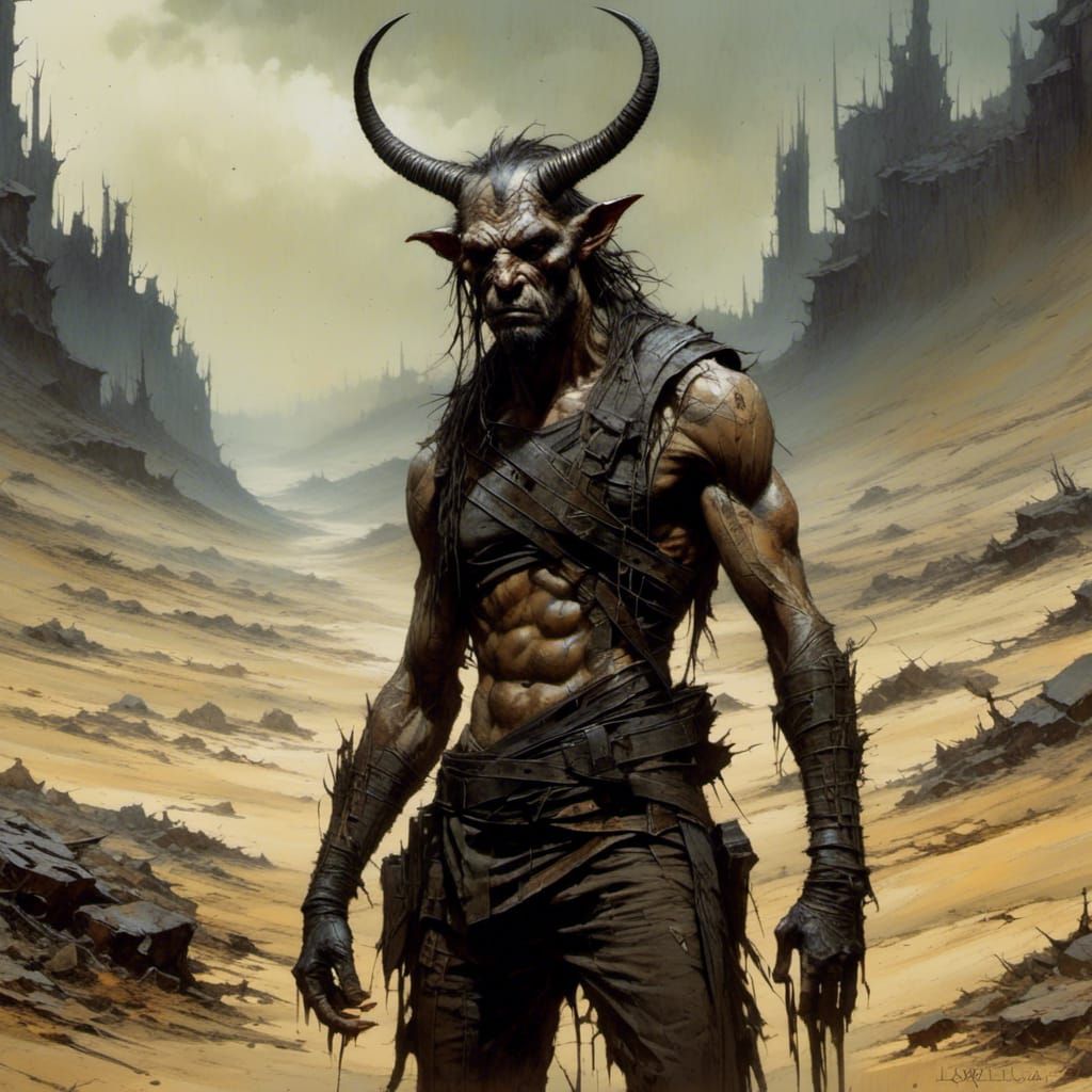 the world has shaped him to its needs