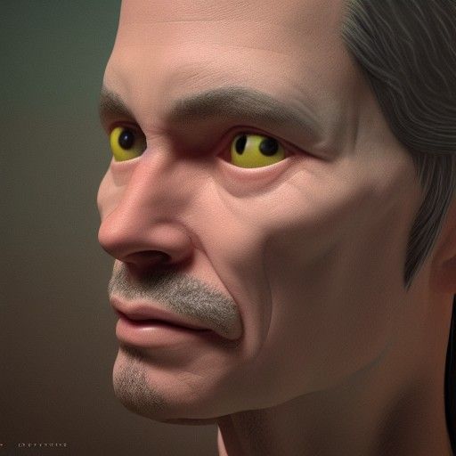 Hyperrealistic Portrait of Jaco Pastorius in 8K