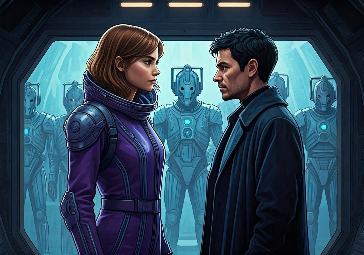 Cybermen Confront Clara Oswald in a Gritty, Graphic Novel-In...