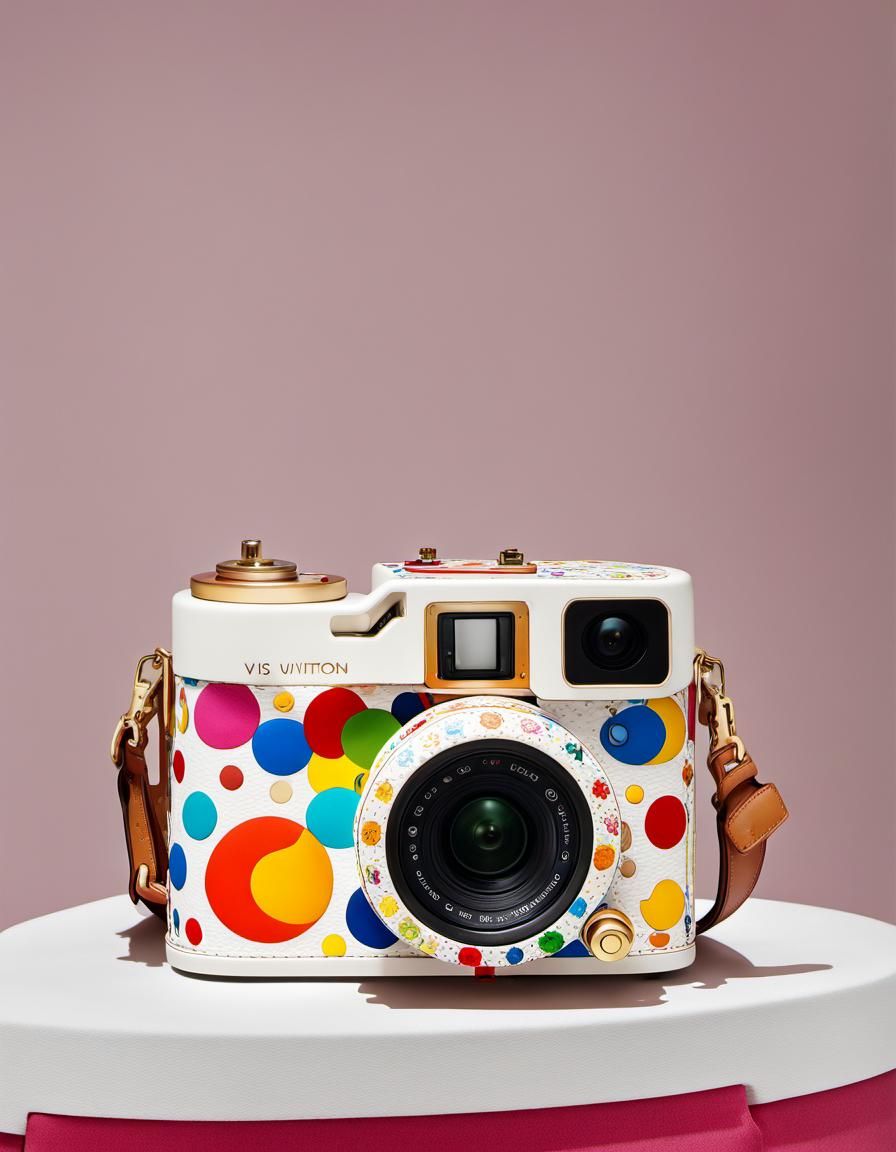 Camera Designed by Louis Vuitton (Polka Dot Multicolor collection)