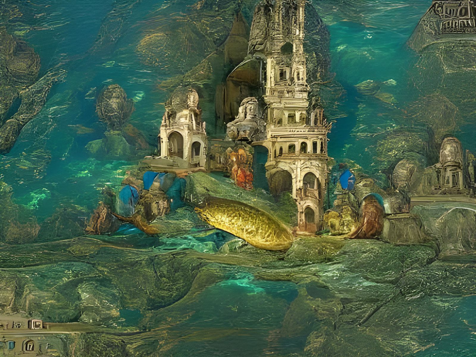 Atlantis Preserved: Underwater Renaissance Painting