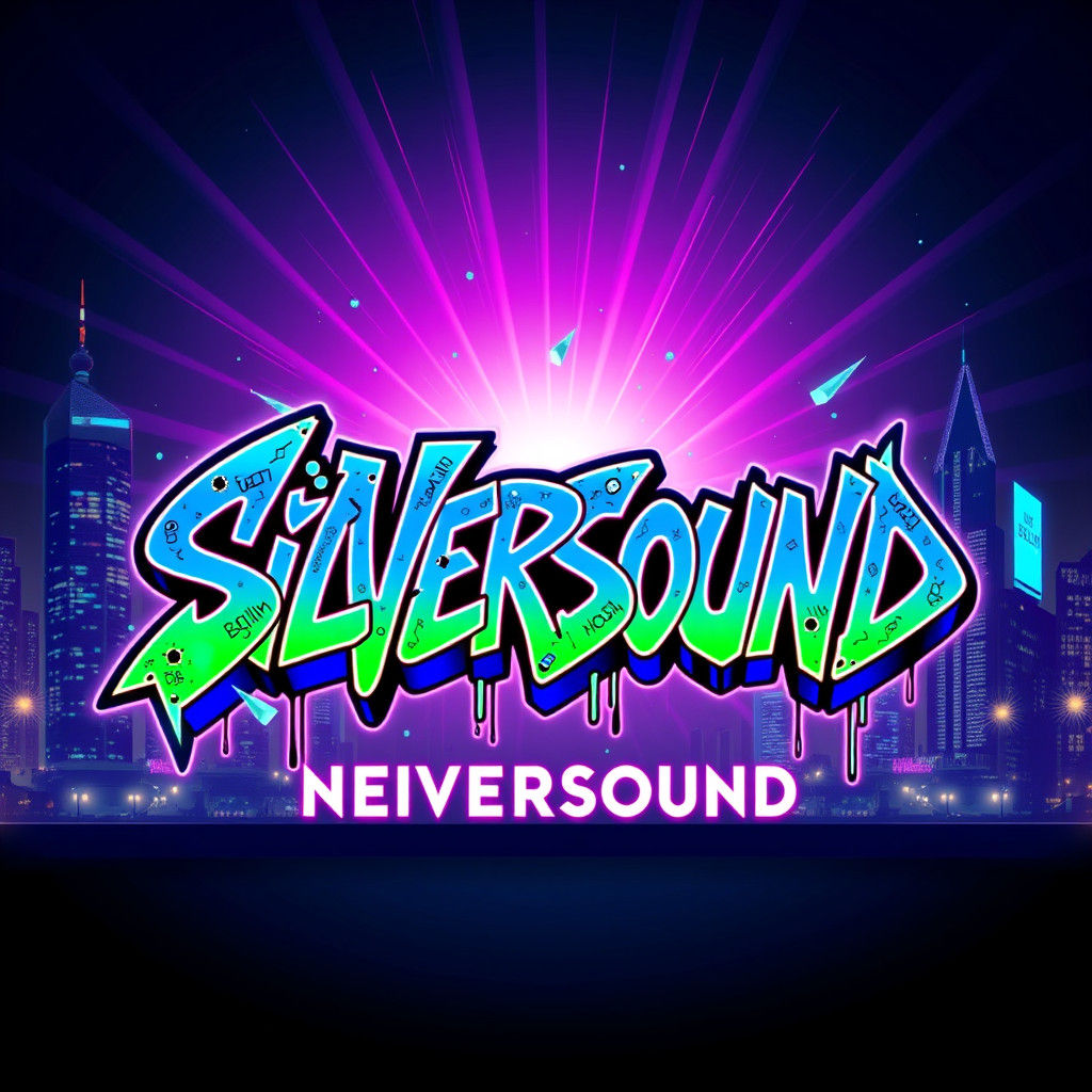 New Year's Eve Party Flyer in Graffiti Art Style