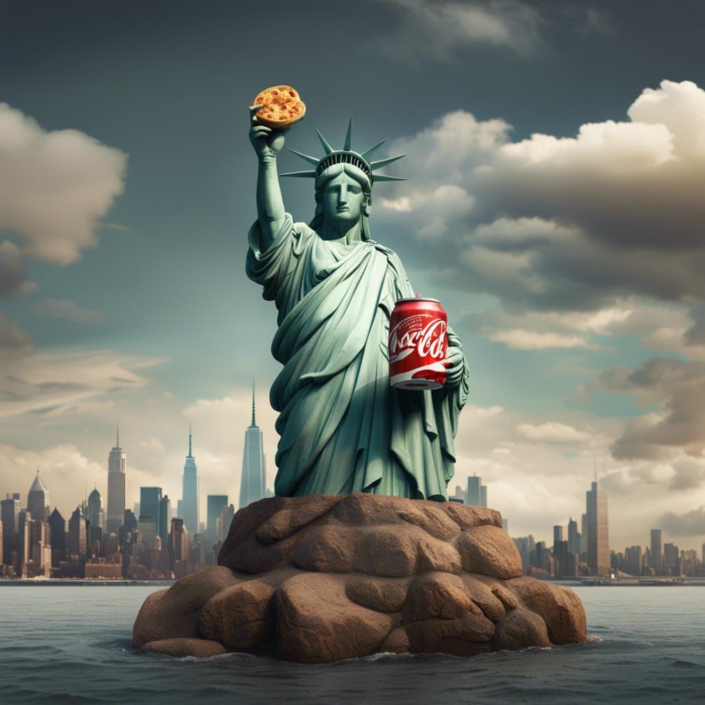 Statue of too much Liberty 😜