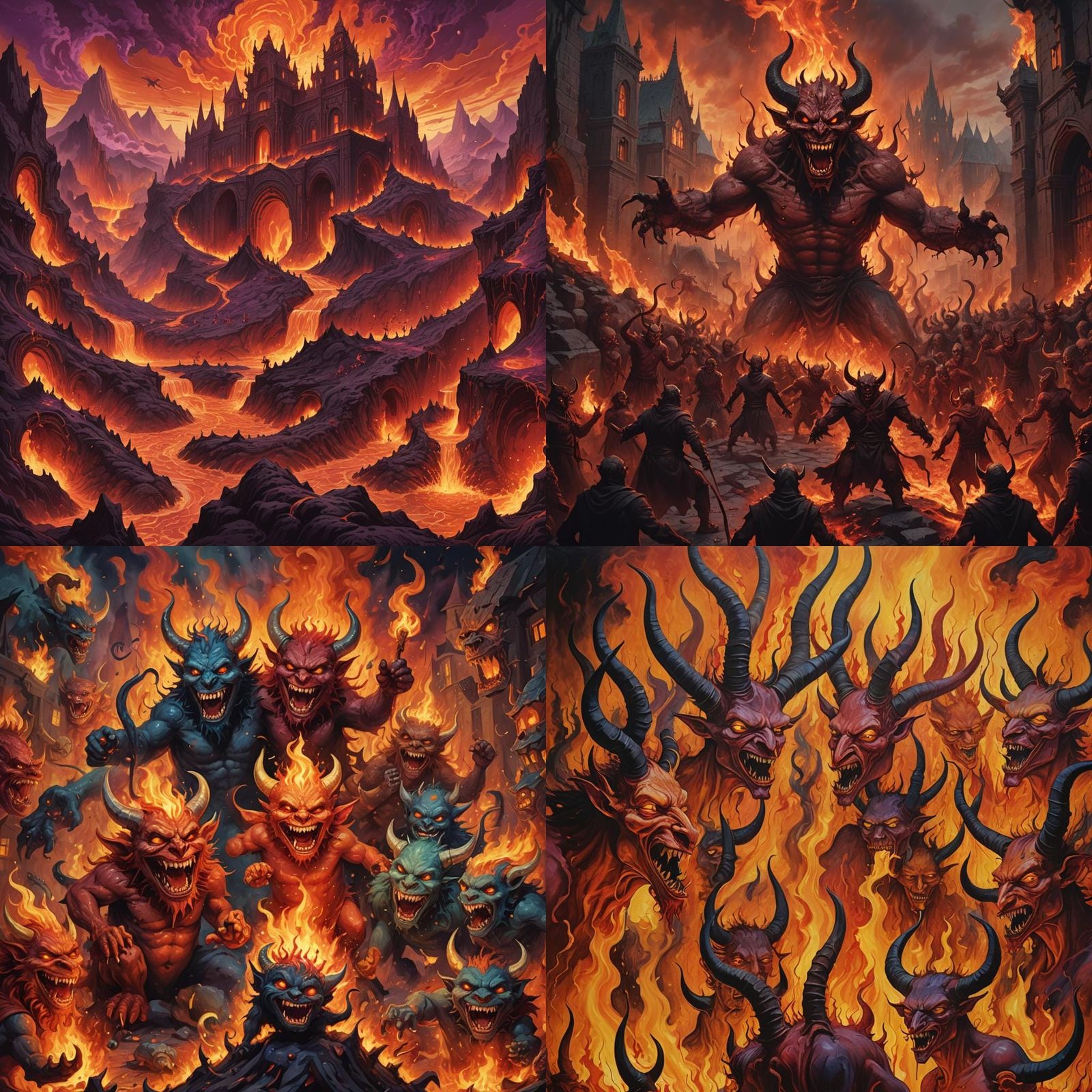 A Pleasant Hellscape with Friendly Devils