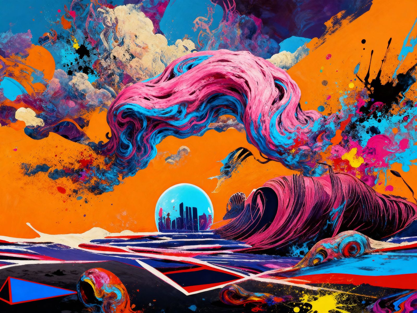 AI Generated Abstract Art