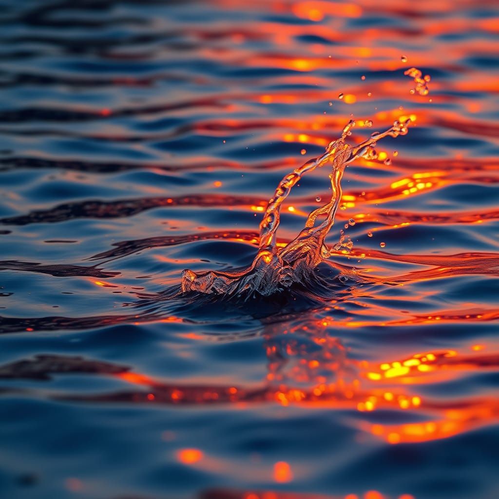 Ethereal Water Scene in Soft Light